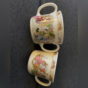 Vintage Bunnykins Royal doulton Mugs